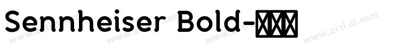 Sennheiser Bold字体转换 Sennheiser Bold字体转换